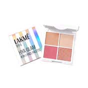Lakme 9To5 Hya Glam 4-In-1 Face Palette With Hyaluronic Acid - Light Neutral (16.2 g)