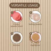 Bronson Professional FAT Brush for Face Powder and Blush - Color May Vary (1 pc)