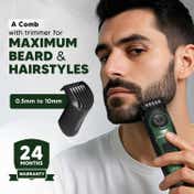 LetsShave Beard, Body & Head Fully Waterproof Trimmer with 20 Settings