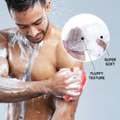 VEGA Mini Loofah for Men & Women Exfoliating Bath Sponge for Dead Skin Removal Pack of 2 (BA-3/12)