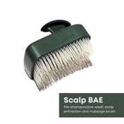 Alan Truman Scalp, Wash & Go 3-Step Scalp & Hair Care Brush Kit - Grey (3 pcs)