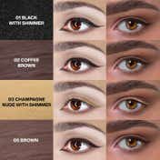 FOCALLURE Lasting Soft Gel Eyeliner Pencil - 02 Coffee Brown (0.4 g)