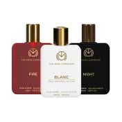 The Man Company Fire, Night and Blanc Perfume for Men (3 pcs)