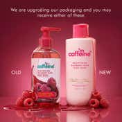 mCaffeine Brightening Body Wash 5% Niacinamide & Raspberry Boosts Glow, 5% Glycerine (300 ml)