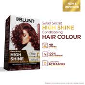 BBlunt Salon Secret High Shine Conditioning Hair Colour Mahogany Reddish Brown Combo