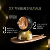 Lakme Xtraordin-airy Mattereal Mousse Foundation Matte Finish Has SPF8 - 03 Golden Sand (25 g)