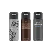 David Beckham Combo Set : Homme, Intimately, Essence Deo (3 pcs)