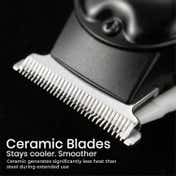 VGR V-298 Hair & Beard Trimmer with 4 Guide Combs 200 Min Runtime 2-Year Warranty - Black
