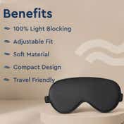 GUBB Satin Eye Mask - Black