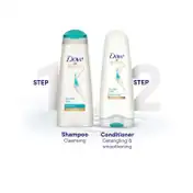 Dove Hair Therapy Intense Repair Shampoo (650 ml) + Dryness Care Conditioner (175 ml) Combo