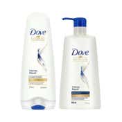 Dove Intense Repair Shampoo + Damage Solutions Intense Repair Conditioner Combo