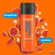 Matrix Mega Smooth Shampoo & Conditioner Combo For Frizzy Unmanageable Hair With Bag (3 pcs)