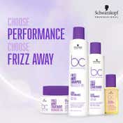 Schwarzkopf Professional Bonacure Frizz Away Treatment with Babassu Oil,with Vegan Keratin (450 ml)