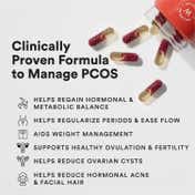 Wellbeing Nutrition Slow PCOS Supplement Veg Capsules for Women Caronositol Weight Management