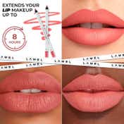 Lamel Long Lasting Gel Lip Liner - 408 Pink Plum (1.7 g)