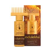 Indulekha Bringha Hair Oil with 11 Herbs Ayurvedic Hair Oil for Hair Growth (100 ml)
