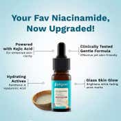Pilgrim 10% Niacinamide with Kojic Acid & Korean Rice Water Face Serum For Clear & Glass Skin (10 ml)