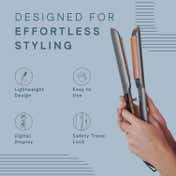 Winston Hair Crimper with Adjustable Temperature - Grey