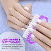 Bronson Professional Nail Brush For Pedicure Scrubbing Cleaner Brush - Color May Very (2 Pcs)