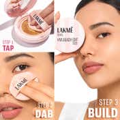 Lakme 9to5 Hya Beach Edit Cushion Foundation, SPF40, Full Matte Coverage C 300-Cool Cinnamon (12 g)