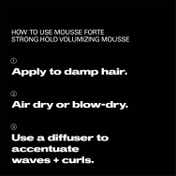 Sebastian Professional Mousse Forte Strong Hold Volumizing Hair Mousse (200 ml)