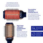 Alan Truman The Blow Brush with Storage & Travel Case-Midnight Blue (740 g)