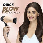 Vega Hair Dryer and Straightener Combo 3 in 1 Hair Styler & Blooming Air+ Dryer for Women (VGGP-10)