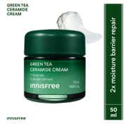 Innisfree Green Tea Ceramide Cream Korean Hydrating Moisturizer for Barrier Repair & Glass Skin (50 ml)