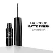 PAC Easy Glide Liquid Liner 24H Waterproof Smudgeproof Intense Matte Finish Quick Dry - Black (5 ml)