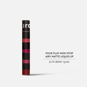 KIRO Four Play Non Stop Airy Matte Liquid Lip - Elite Berry Quad (6 ml)