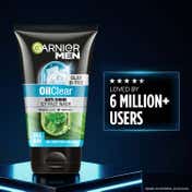 Garnier Men Oil Clear Clay D-Tox Deep Cleansing Icy Face Wash (100g)