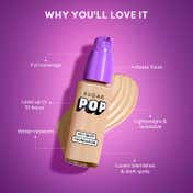 SUGAR POP HD Liquid Foundation - 01 Hazelnut (30 ml)