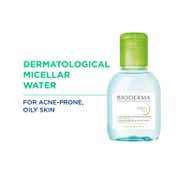 Bioderma Sebium H2O Cleansing Water Makeup Remover for Combination to Oily Skin (100ml)