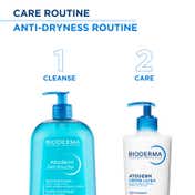 Bioderma Atoderm Gel Douche Ultra Gentle Soap Free Shower Gel with Niacinamide for 24H Hydration (1 L)