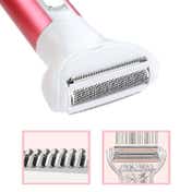 SEMINO 5 in 1 Portable Electric Shaver Razor Trimmer Set for Women - Pink
