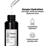 Brillare 2% Hyaluronic Acid Face Serum Deep Hydration and Anti Aging (30 ml)