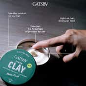 Gatsby Japan's No. 1 Fiber Clay Matte Finish (80 g)