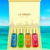 LA' French Tokyo, Rio, New York, Paris City Of Dream Luxury Perfume Gift Set For Him (4Pcs)
