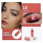 Oulac Liquid Diamond Eyeshadow - 18-Red Star(Duo Chrome) (6.8 g)
