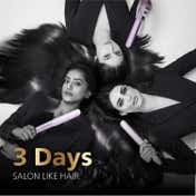 Philips One Stroke Hair Straightener 50% Faster 3 Days Salon-Like Hair Designed for Indian Hair