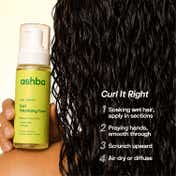 Ashba Curl Concept Curl Volumizing Foam for Curly Wavy Hair, Frizz Control & Definition (150 ml)