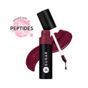 SUGAR Cosmetics Partner In Shine Transferproof Lip Gloss - 13 Mulberry Merlot (3 ml)