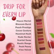 Moody Drip Matte Liquid Lipstick - Mauve Merlot (4 ml)
