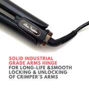 Alan Truman CRIMP Hair Styler with Ceramic Plates & Adjustable Temperature for Smooth Styling (1 Pc)
