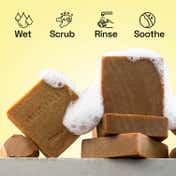 Soulflower Shining Sandalwood Soap for Protection & Tan Removal (100 g)