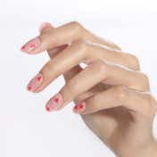 BLUESKY Queen Of Hearts Gel Top Coat with Red Heart Pieces (10 ml)