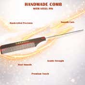 Babila Premium Handmade With Steel Pin Comb -HMC-56