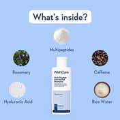 WishCare Multi Peptide Anti Hairfall Shampoo with Rosemary Boosts Hair Growth (120 ml)