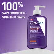 CeraVe Brightening Vitamin C Face Wash For Dull & Uneven Skin, Reduces Dark Spots (236 ml)