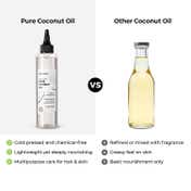 Brillare 100% Organic Pure Cold Pressed Coconut Oil (200 ml)